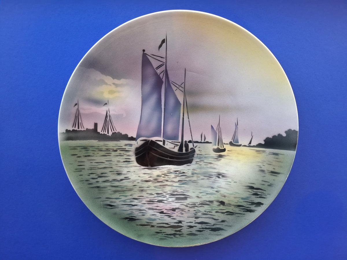 Groot maritiem wandbord Artdeco van Villeroy & Boch