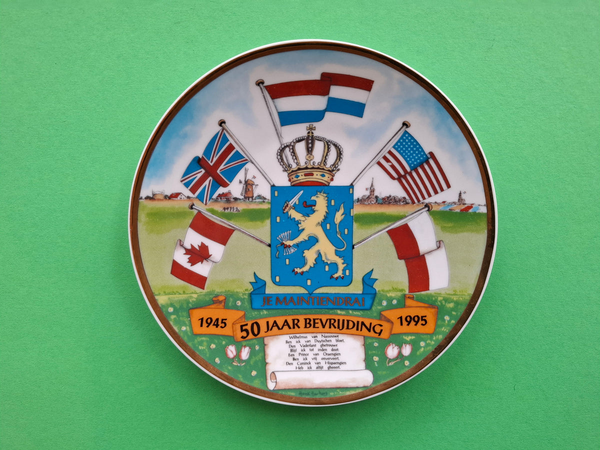 Herdenkingsbord WO2; 50 jaar bevrijding Alt Regensburg